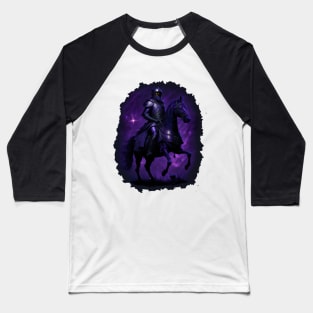 "Warrior of the Night: A Magical Warrior Embracing Splendor" Baseball T-Shirt